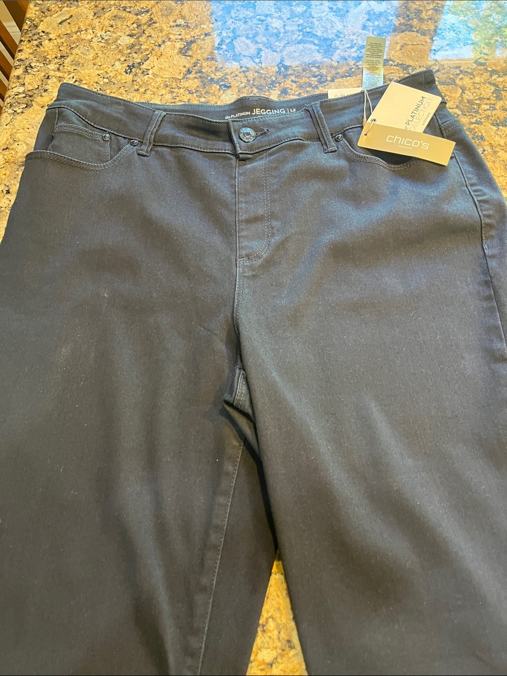 Chico's woman navy blue Skinny Jegging Jeans